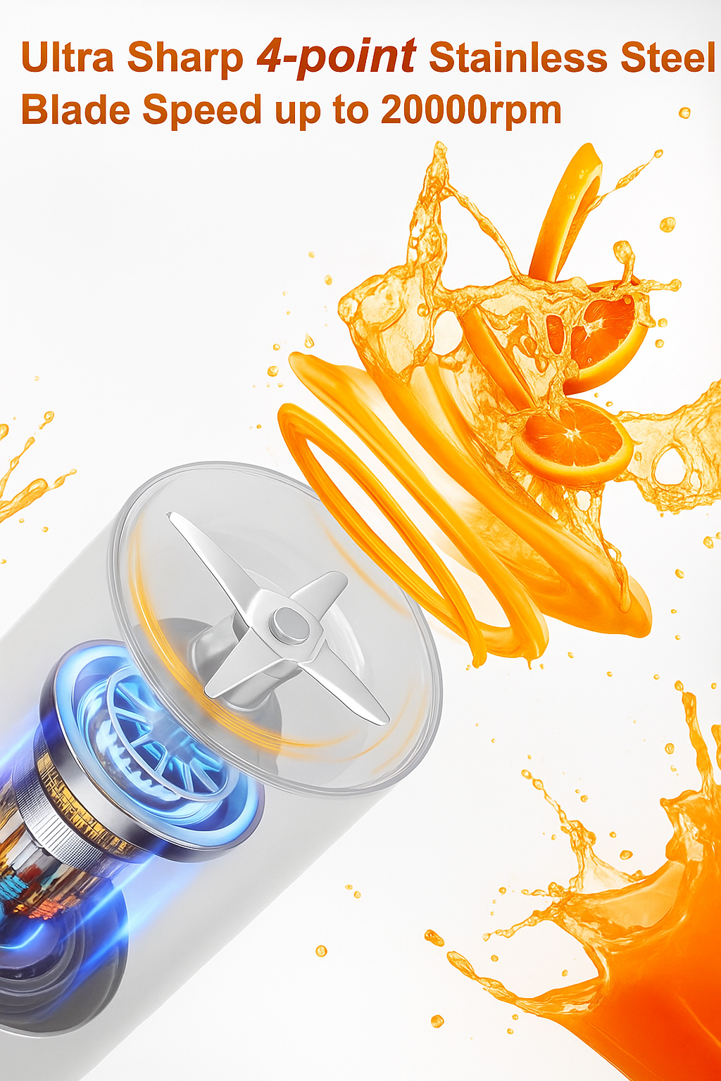 Electric Portable Mini Fruit Juicer Bottle