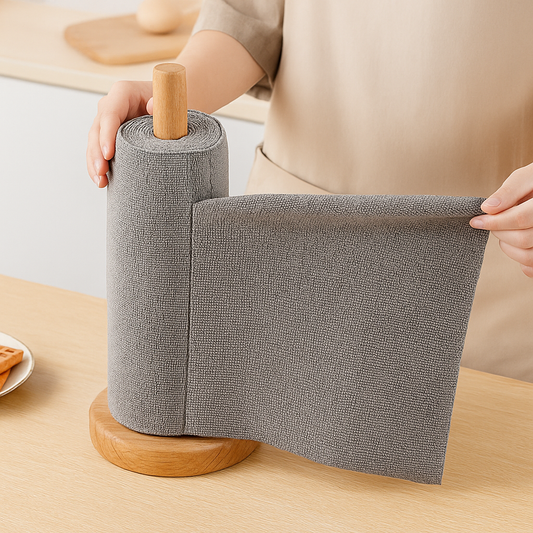 Microfiber Reusable Cleaning Cloth Roll (25 Sheets)