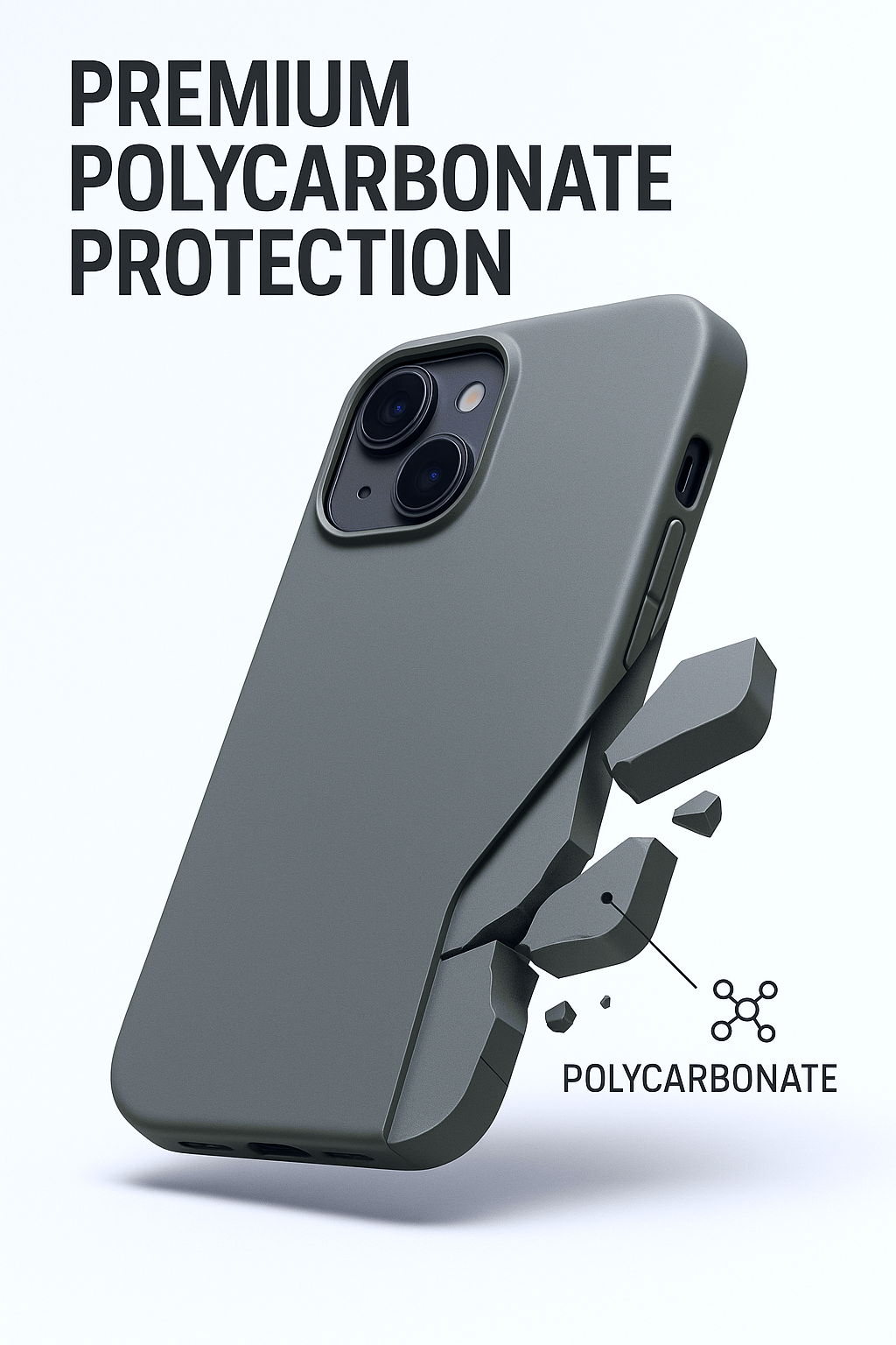 IPhone 15 pro minimal polycarbonate cover