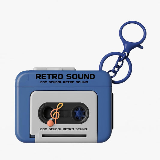 Vintage Vibes Mini Sound Keychain - Retro Audio Companion