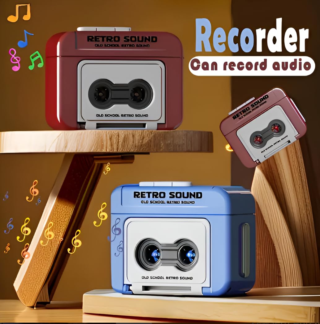 Vintage Vibes Mini Sound Keychain - Retro Audio Companion
