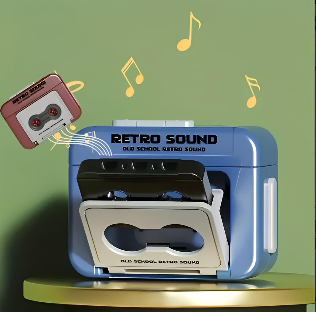 Vintage Vibes Mini Sound Keychain - Retro Audio Companion