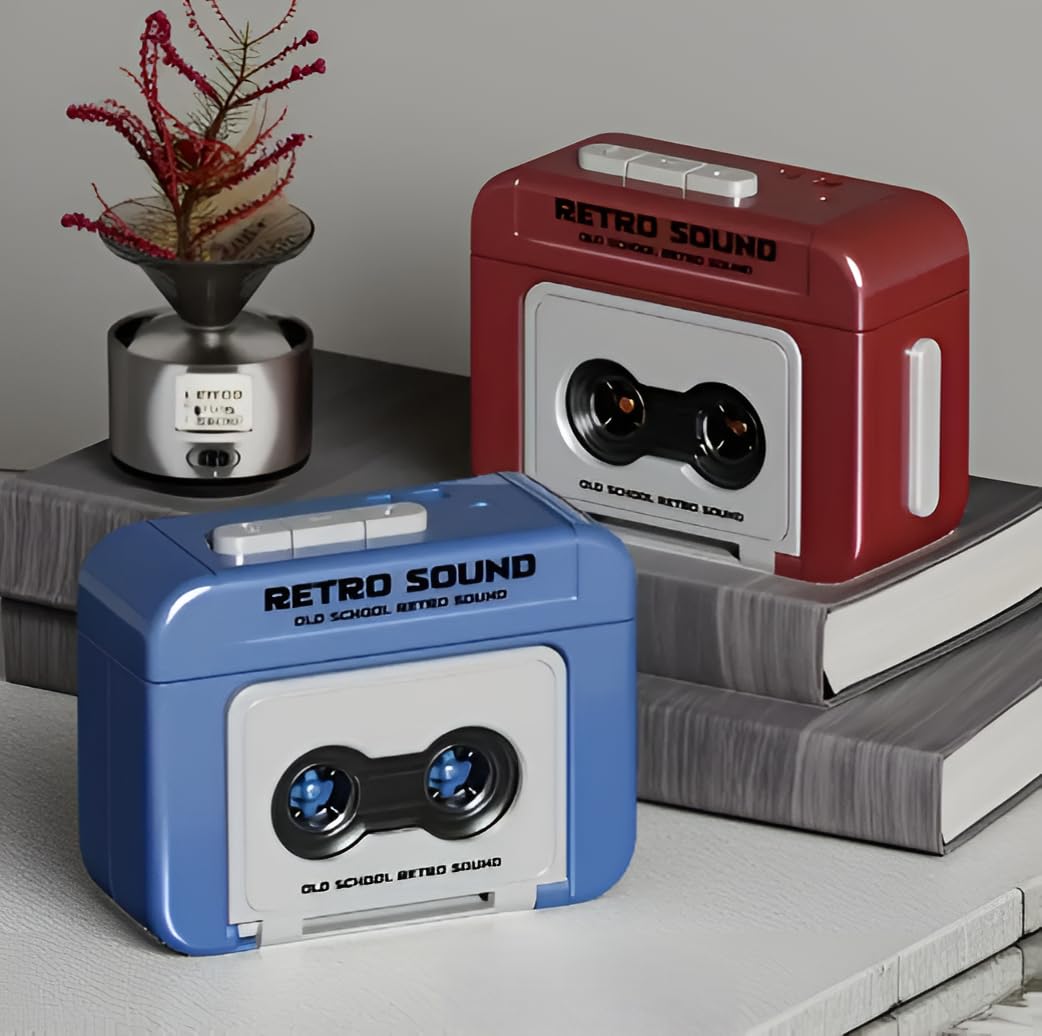 Vintage Vibes Mini Sound Keychain - Retro Audio Companion