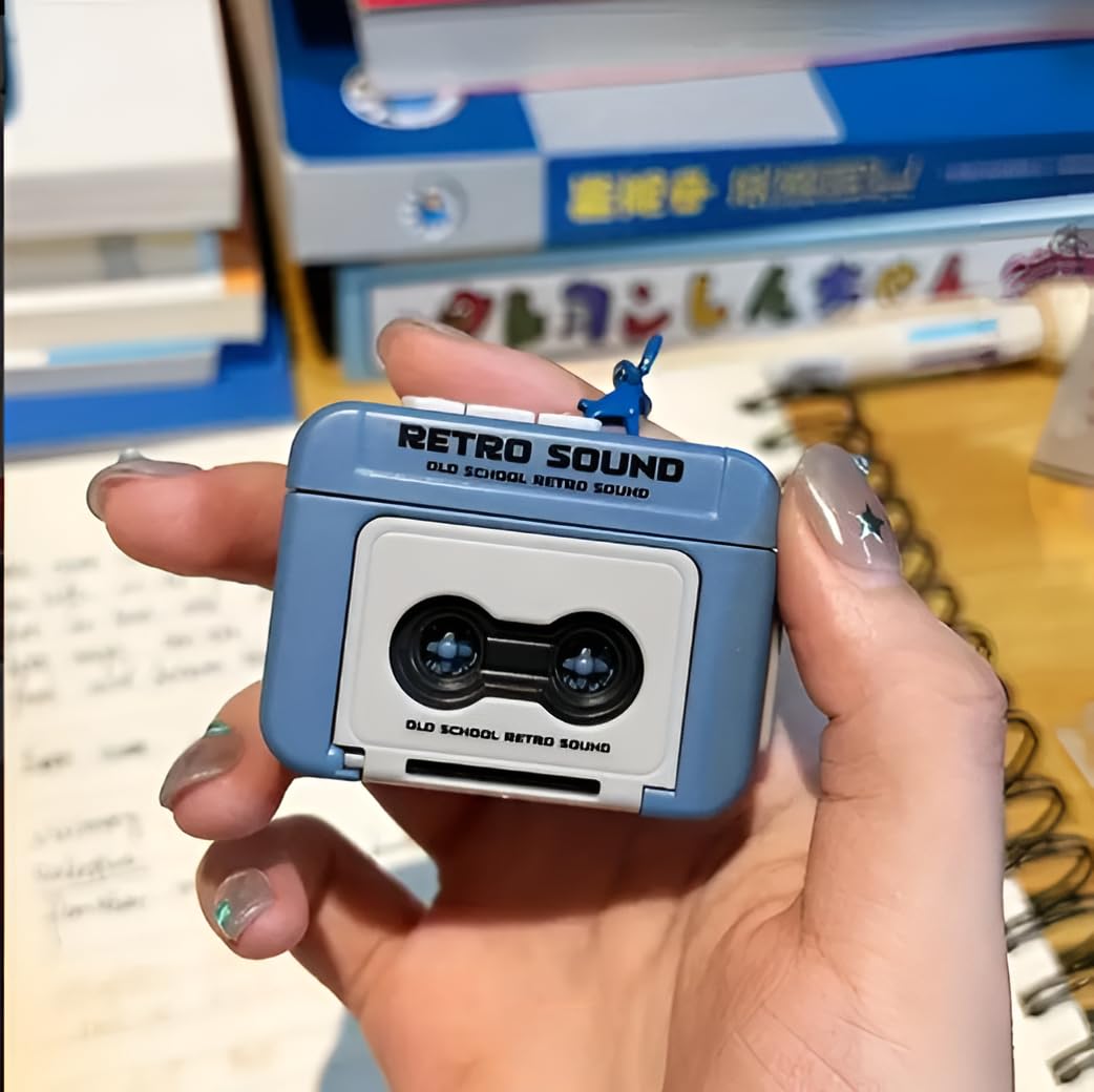 Vintage Vibes Mini Sound Keychain - Retro Audio Companion